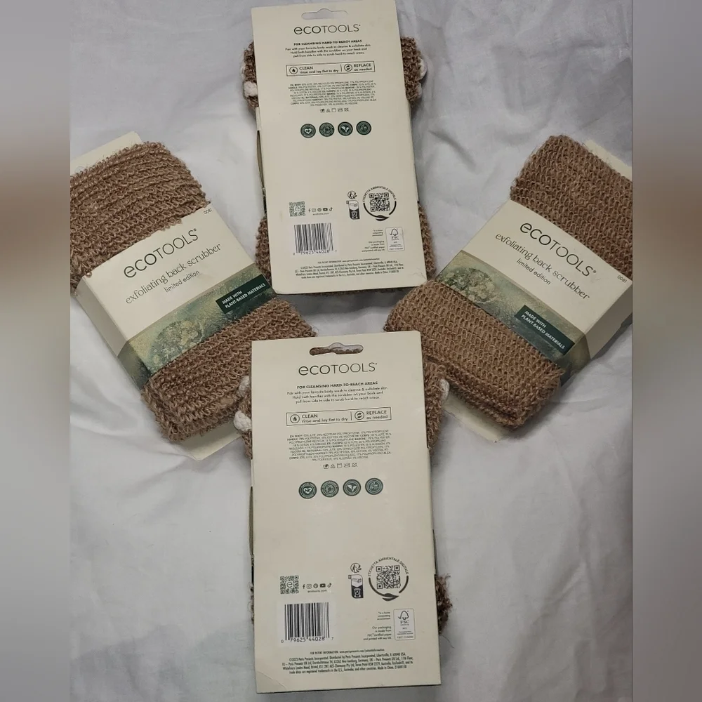 EcoTools Exfoliating Plant Based Back Scrubber Jute New