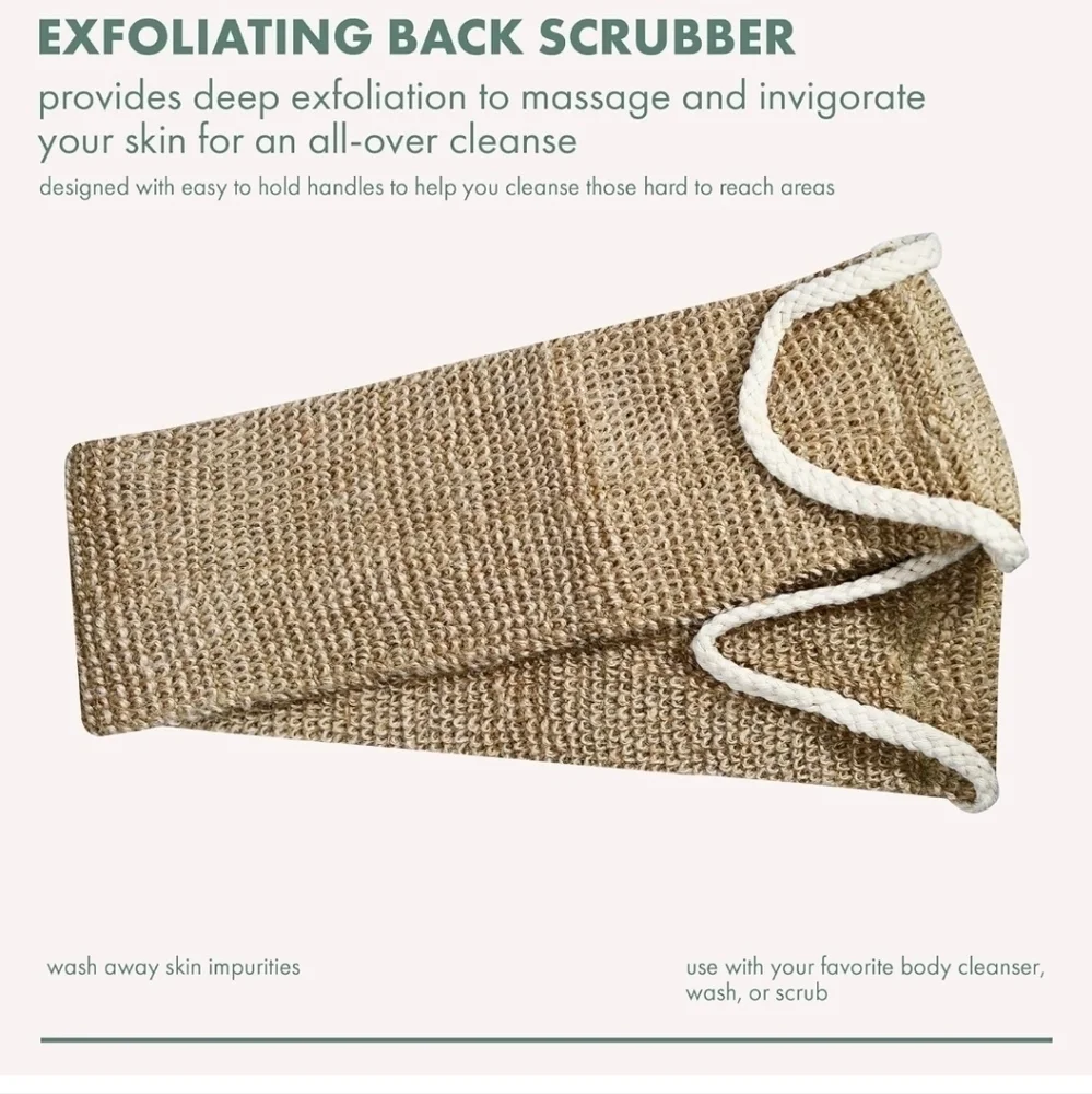 EcoTools Exfoliating Plant Based Back Scrubber Jute New