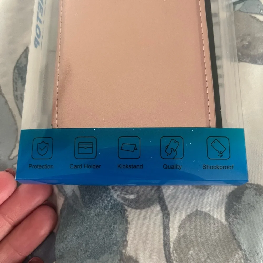 Rose Gold Wallet Phone Case- IPhone 13/15