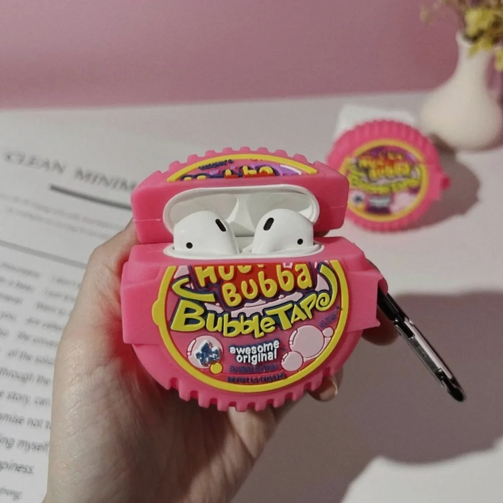 Hubba Bubba Gum Generations 1 & 2 AirPods Case Cover