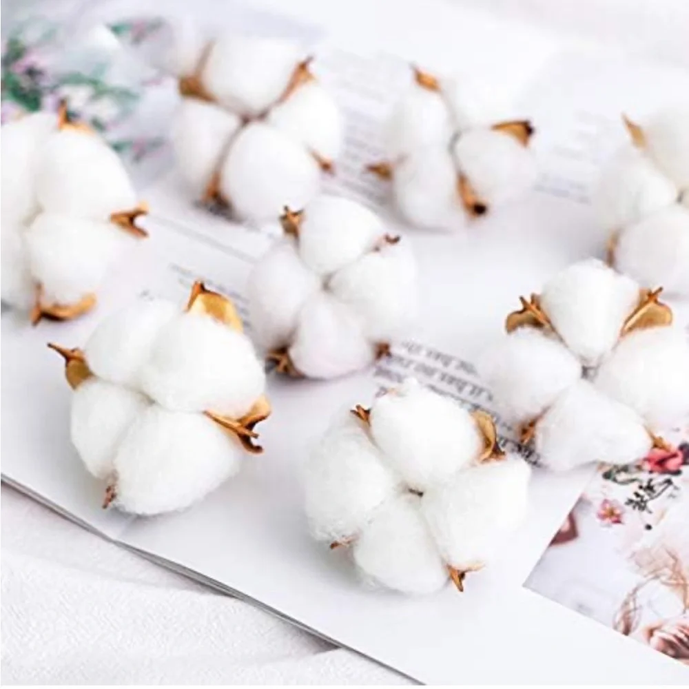 BRAND NEW COTTON BALL PIECES FOR FARMHOUSE HOME DECOR