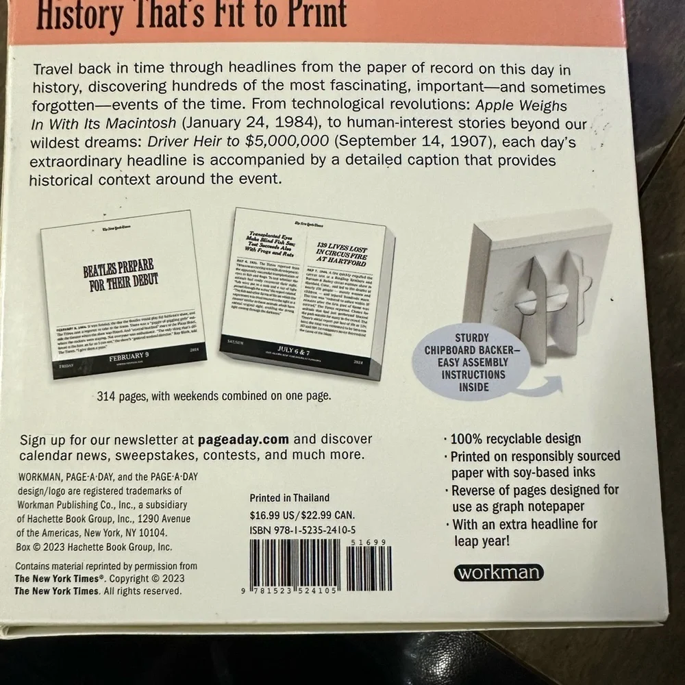 Headlines in history