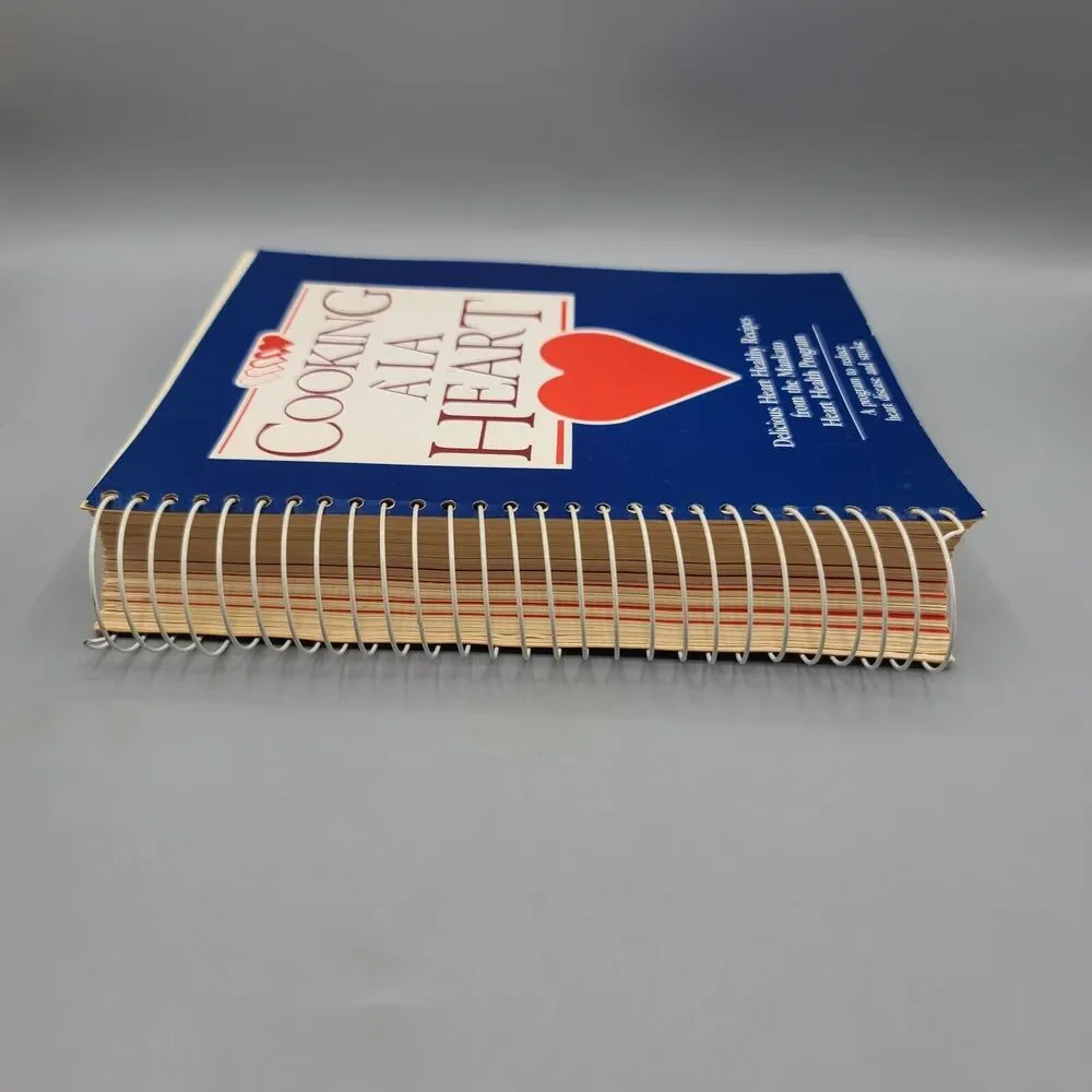 Vintage 1990 Cooking À La Heart Mankato Health Minnesota Cookbook Recipes Book