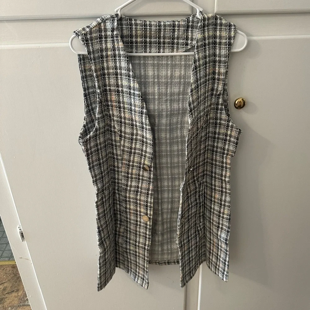 Open Cardigan Vest