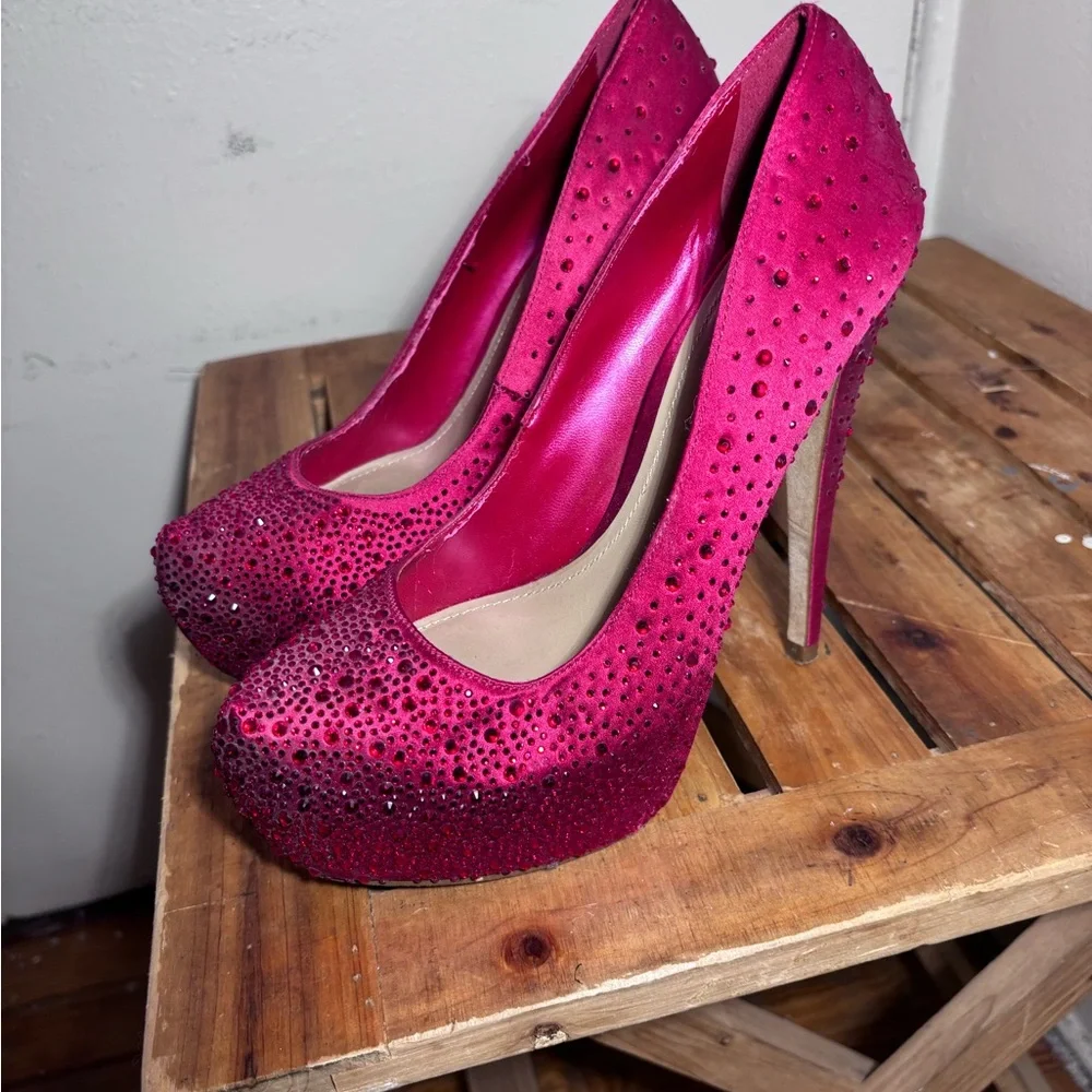 Aldo Studded Stiletto Platform Heels