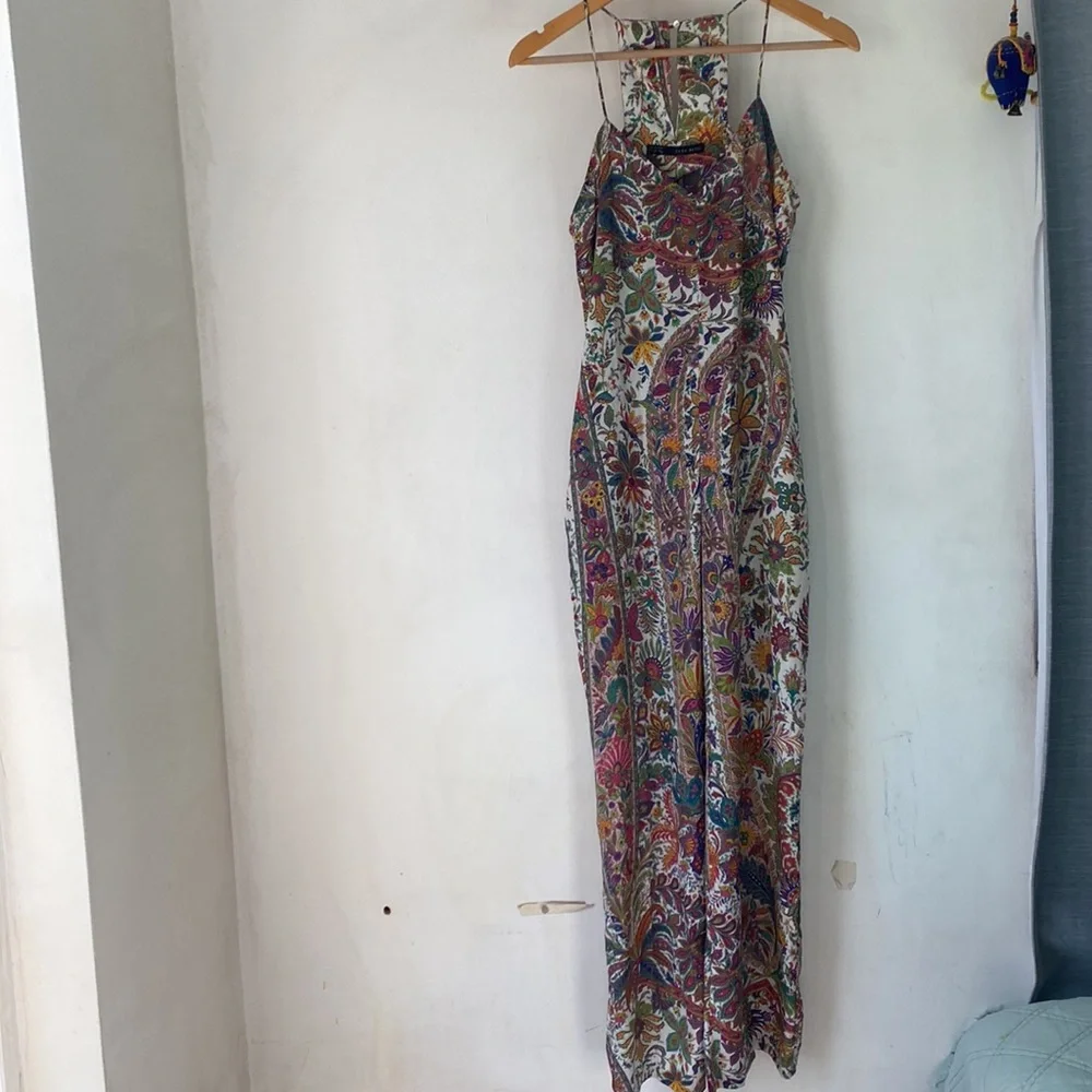 Zara S Paisley Ultralight Jumpsuit