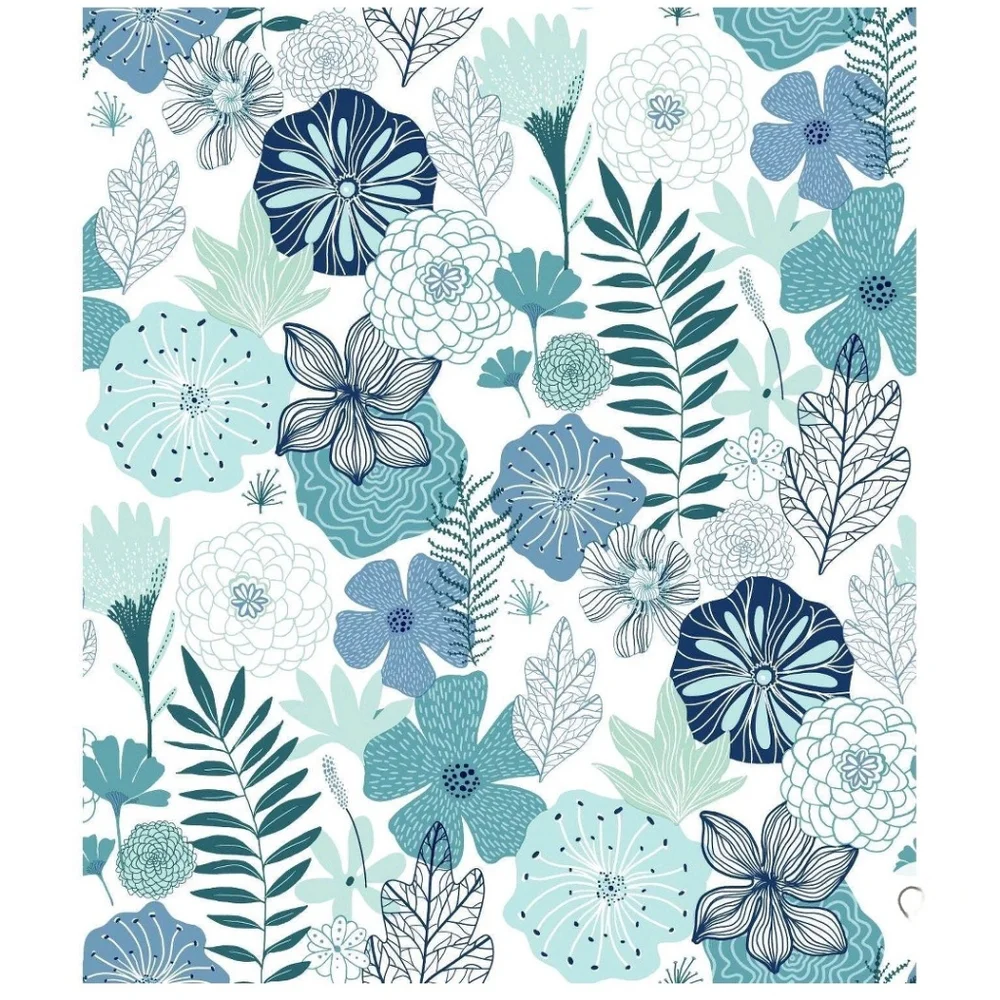 Roommates Perennial Blooms Peel And Stick Wallpaper