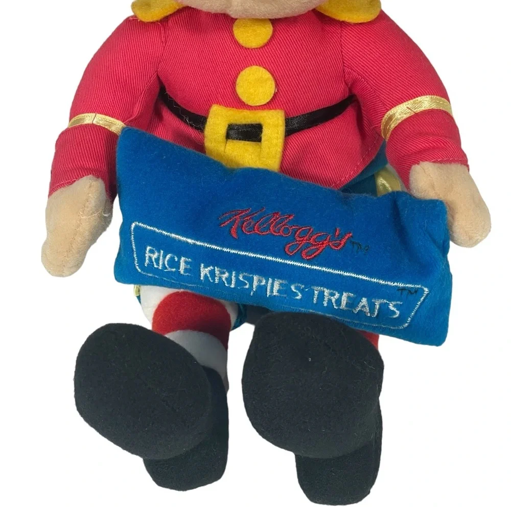 Vintage POP 1999 Kellogg’s Rice Krispies Snap Crackle Pop Plush Stuffed Doll 15”