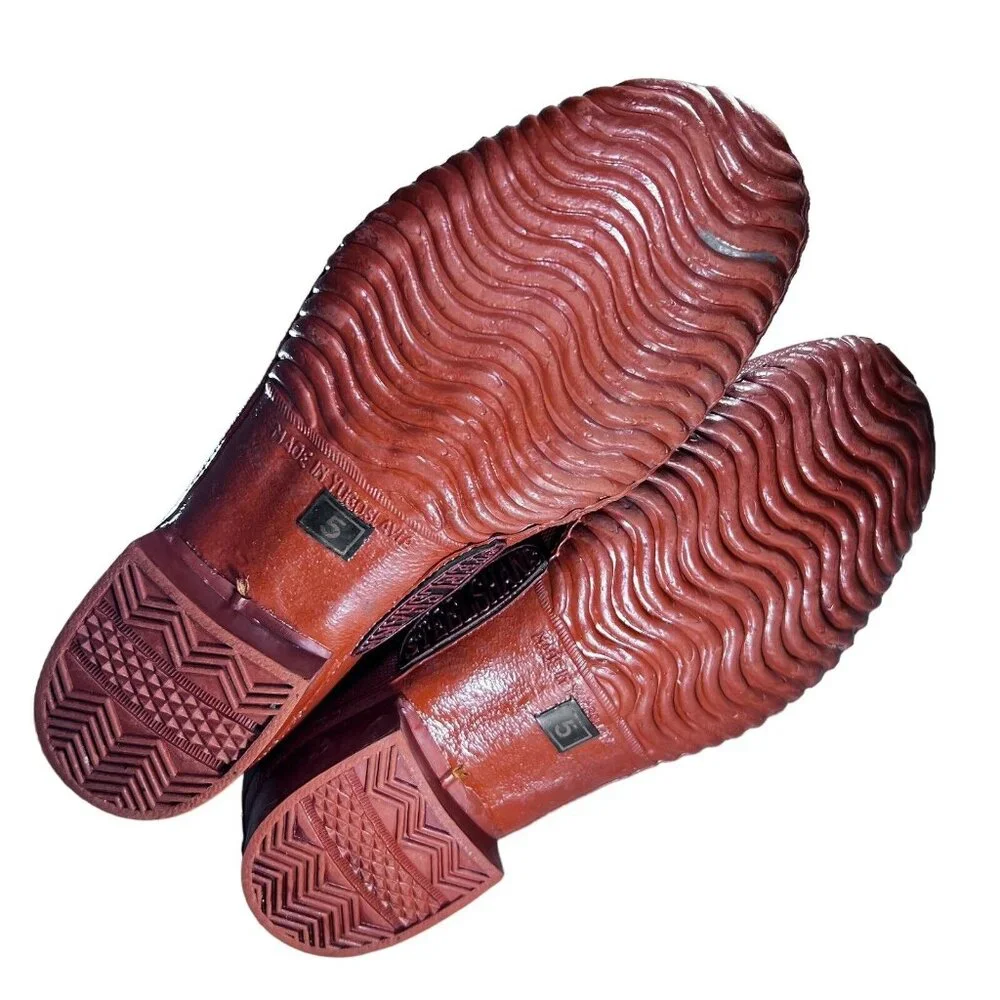 Vintage Explorers Mens Size 5 Rubber Boots 100% Waterproof Steel Shank Wellies