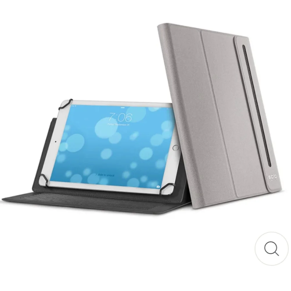 New Solo New York Everett Universal Tablet Case in Light Grey