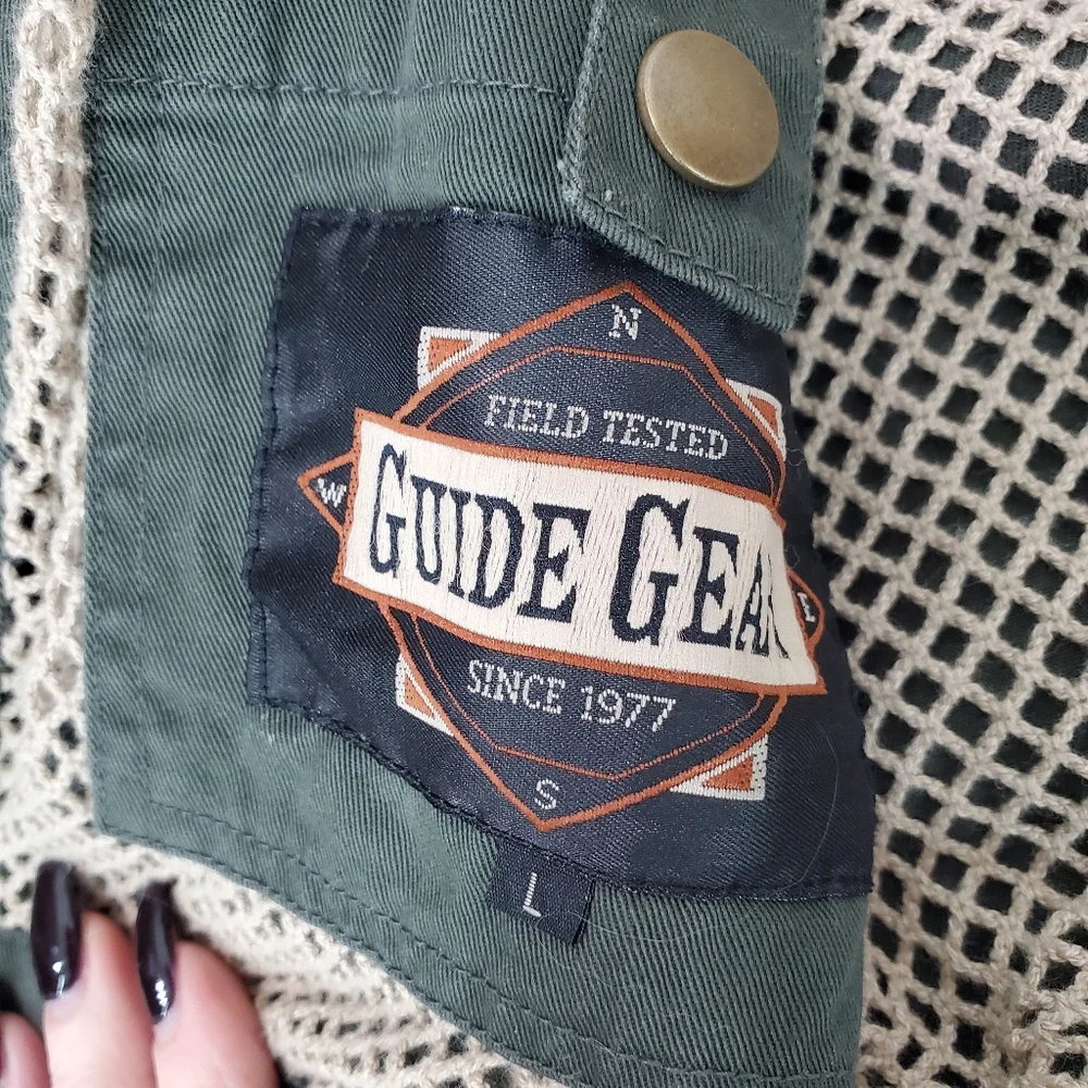 Guide Gear Army Green Field Chore Barn Hunting Fishing Camping Outdoor Jacket L