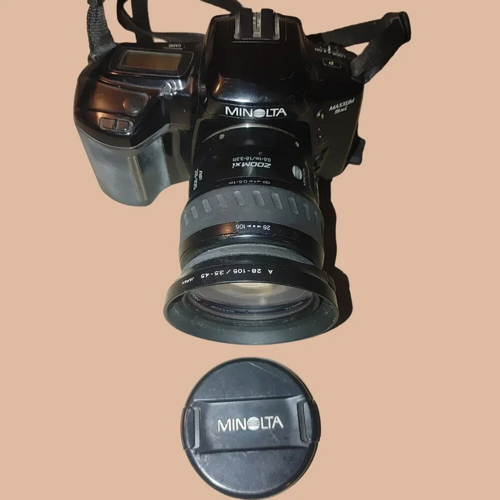 Minolta Maxxum 5xi AF 28 105 35mm Camera Japan NOT Tested