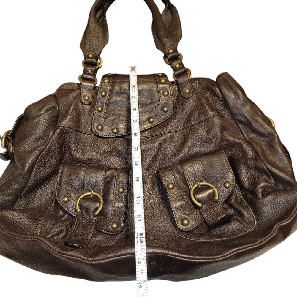 Toscana Italian Leather Hobo Large Bag