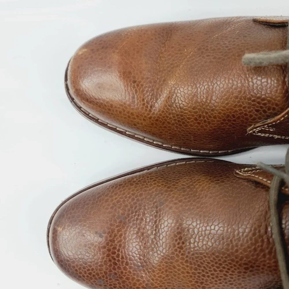 Cole Haan Men's Brown Colton Pebble Leather Ankle Chukka Boot Size 9M