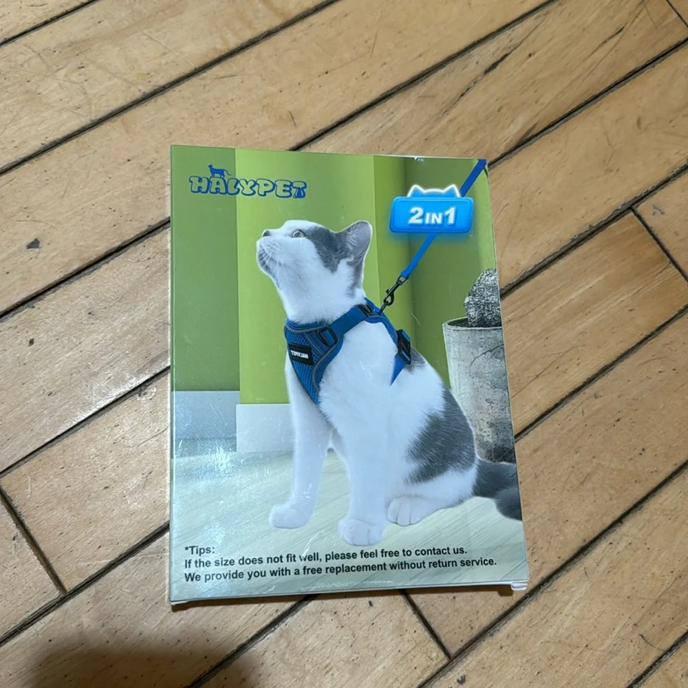 2 in 1 halypet harnes for cats