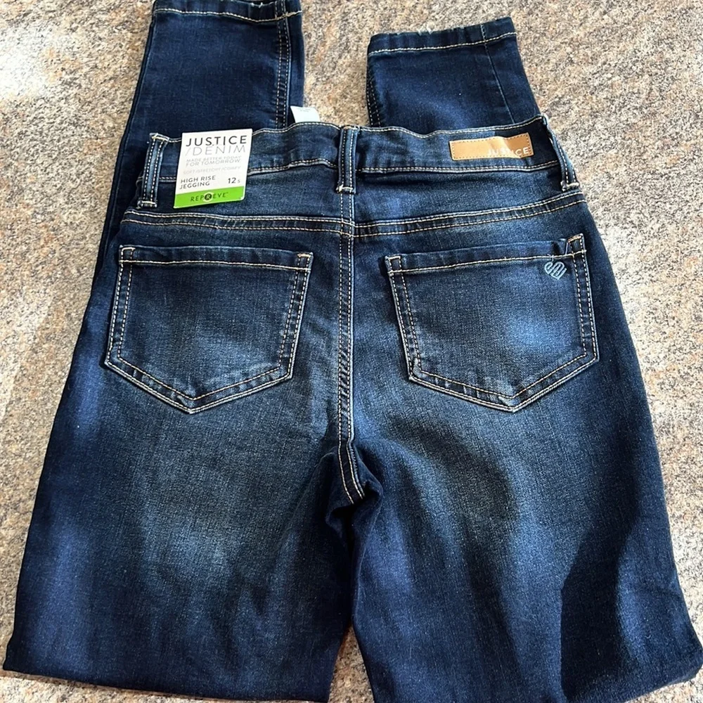 Justice high rise jeggings size 12 slim