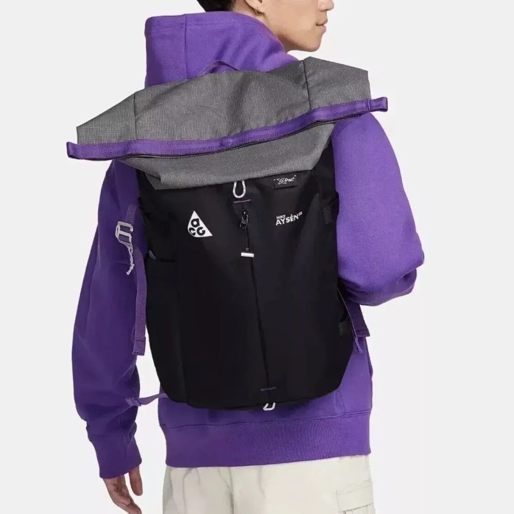 Nike ACG Aysen Day Pack Backpack Black Gray Trail Hiking Travel DV4054 010 New