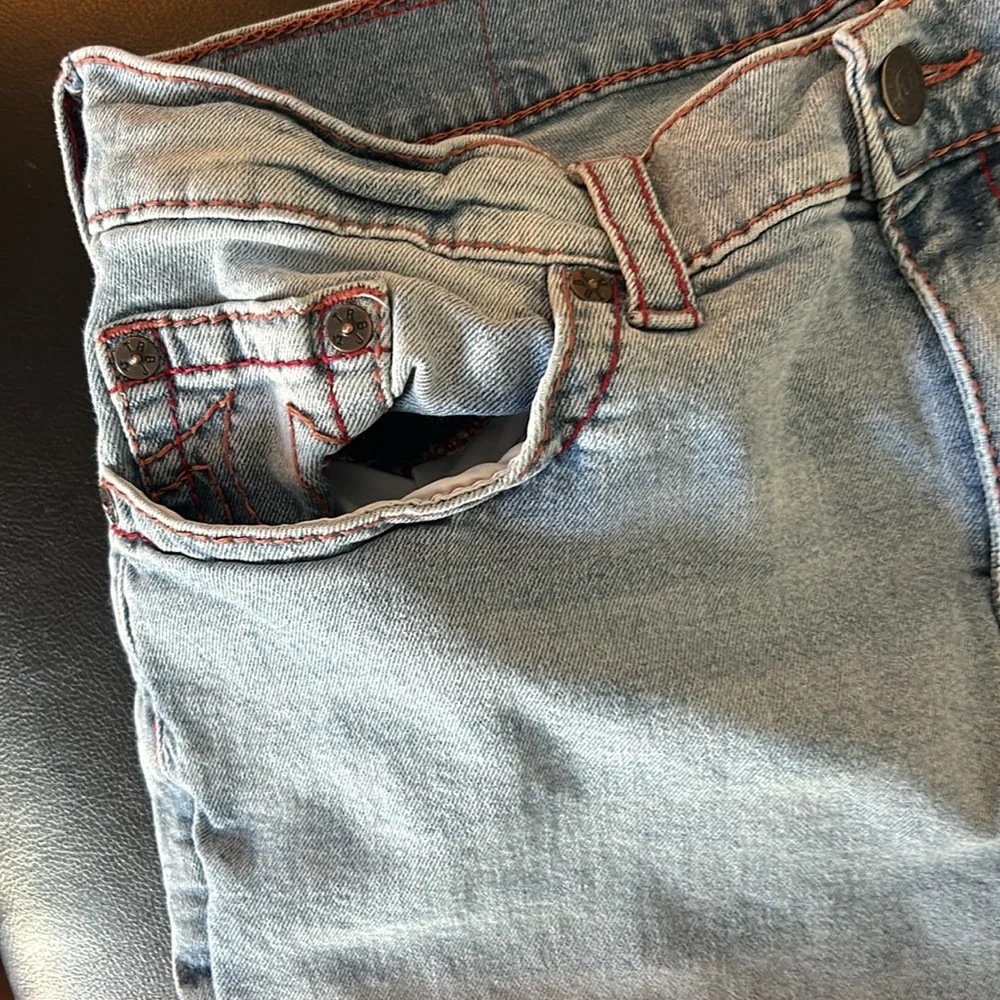 True Religion red jeans true