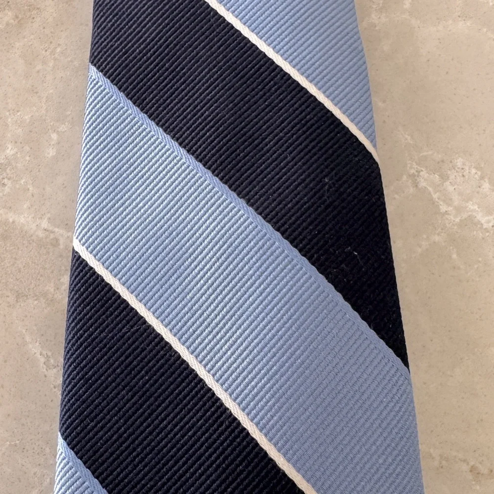 Nordstrom Kids Open Stripe Silk Blend Tie.