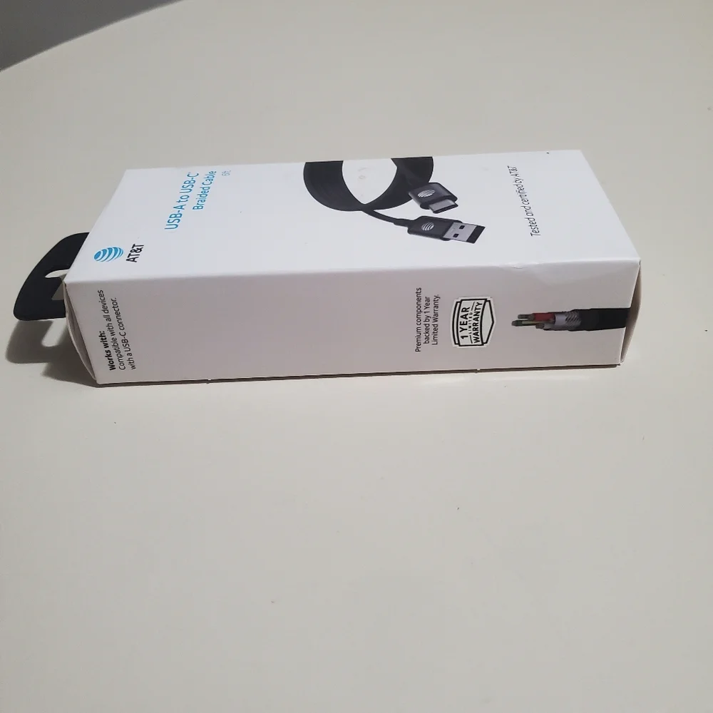 USB - A to USB - C Braided Cable