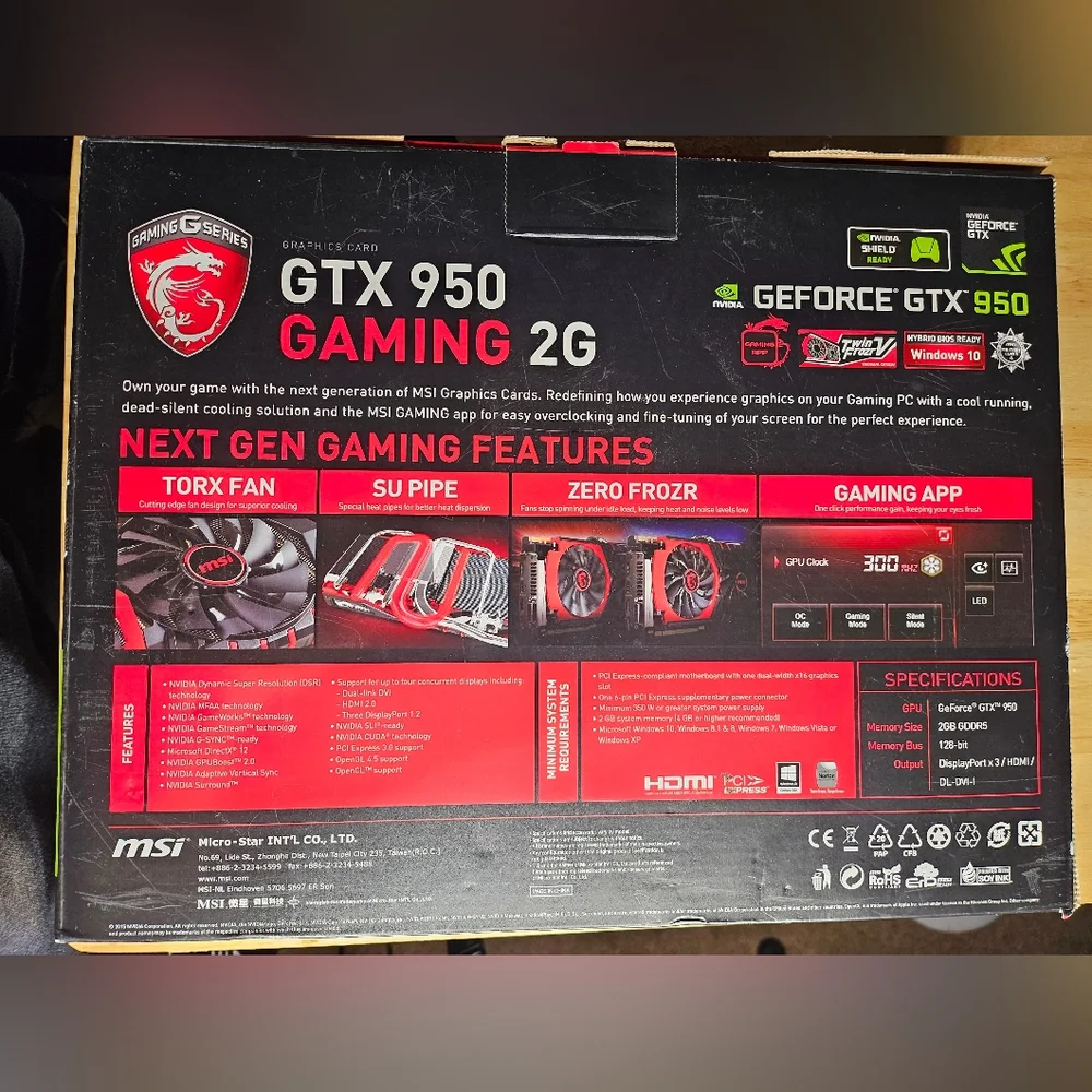 MSI geforce gtx