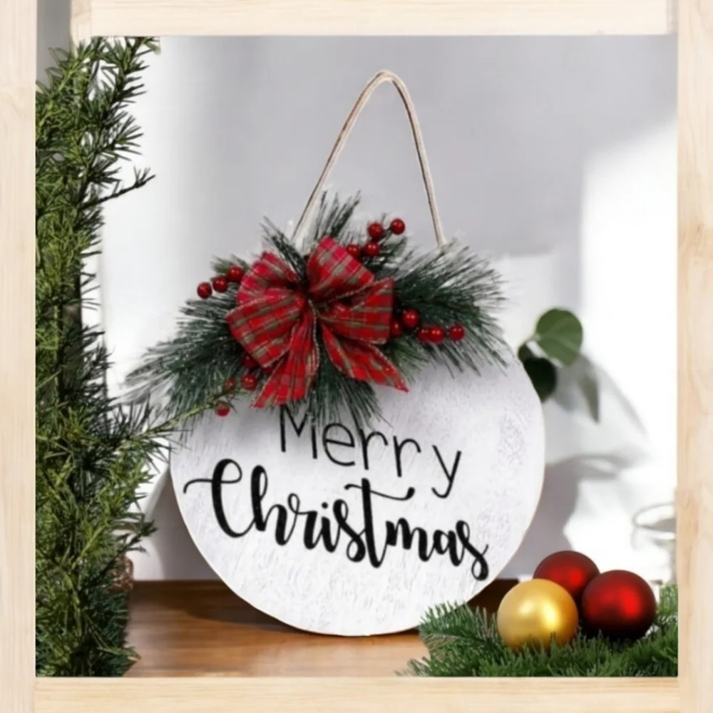 Wooden Christmas holiday Wooden wall decor nwt