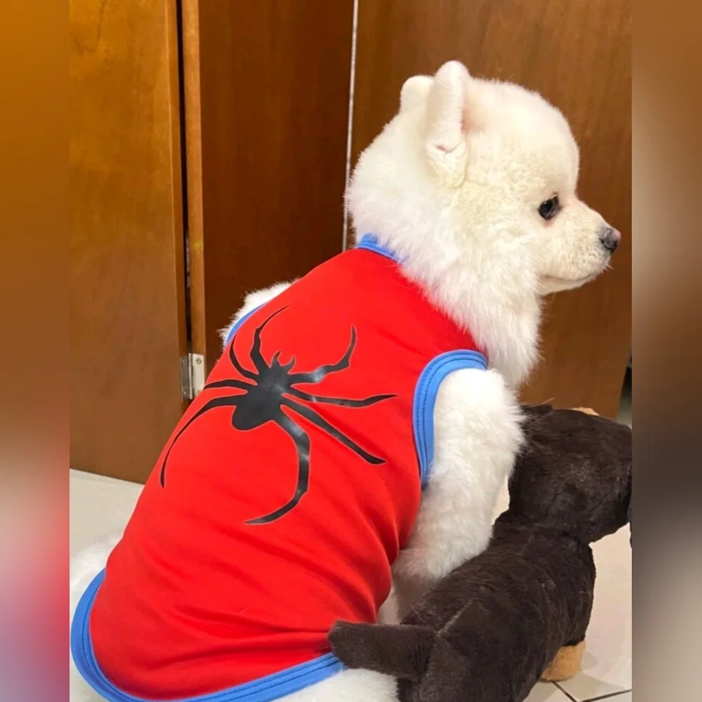 2 New Pet Batman/spiderman tee