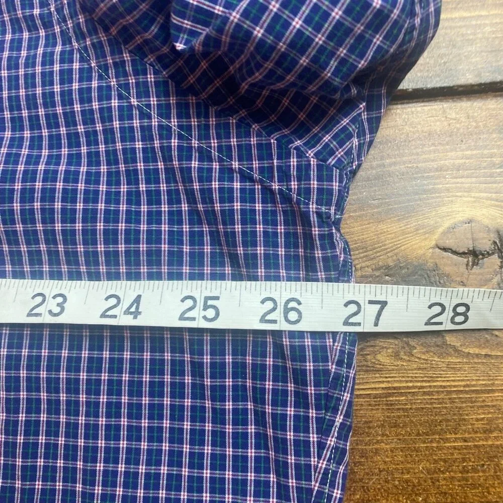 Ralph Lauren Button Down Shirt mens Yarmouth long sleeve blue size 16.5 (32/33)