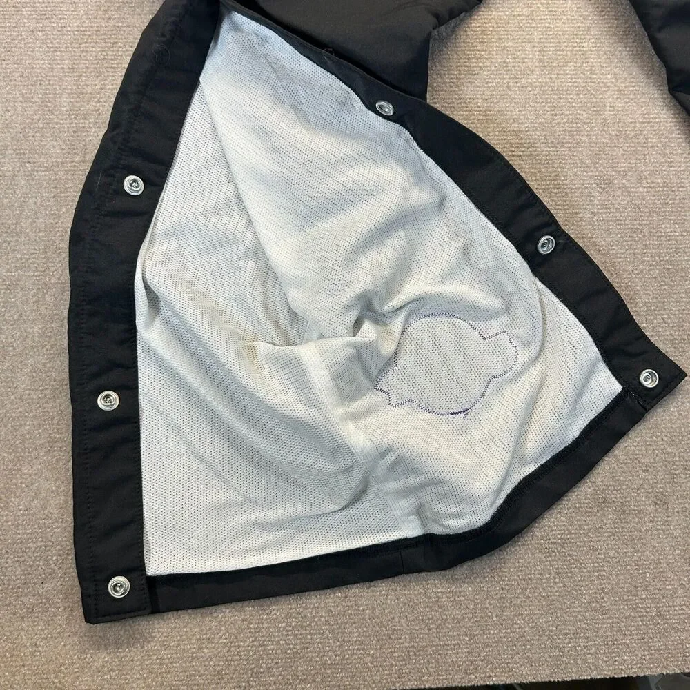 Utah Jazz Team Issue Warm Up Tearaway Pants Size 40 Black Champion Lined 33