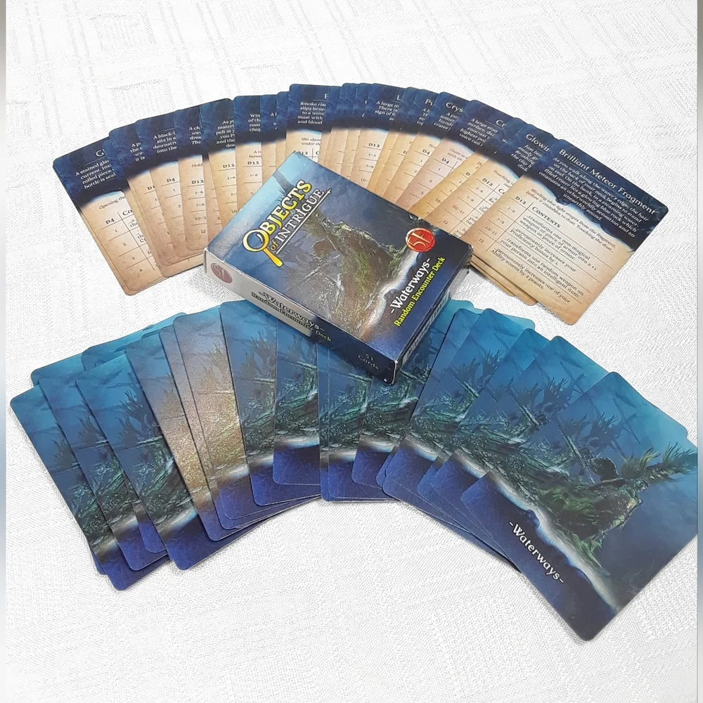 💜Kids DD Cards Objects of Intrigue Encounter Deck Waterways Adventure Card Game