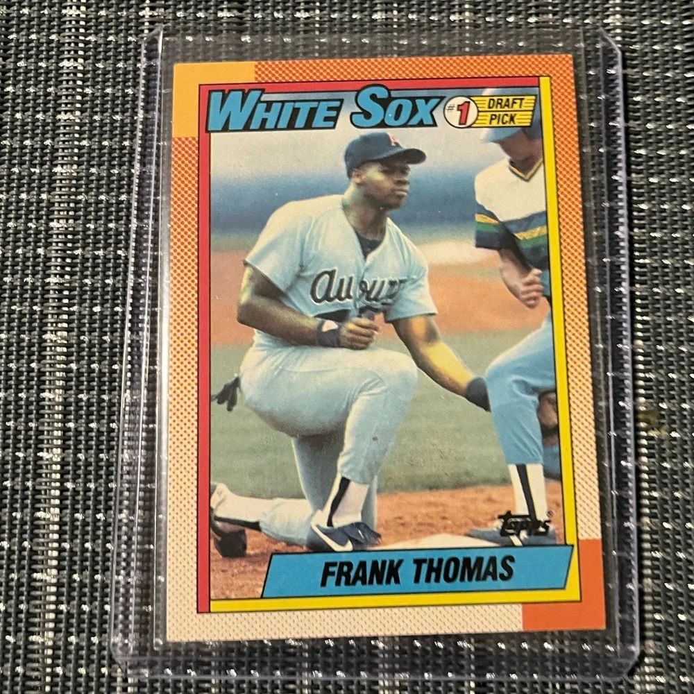 ⚾️ Frank Thomas Topps Company, Inc. 1990 Baseball Draft Pick RC Card #414