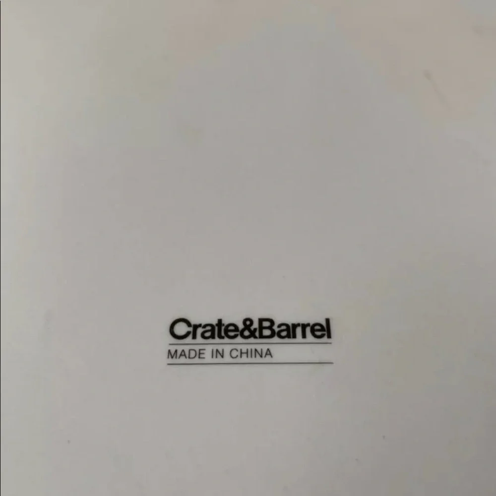 Porcelain Reindeer Platter Crate&Barrel
