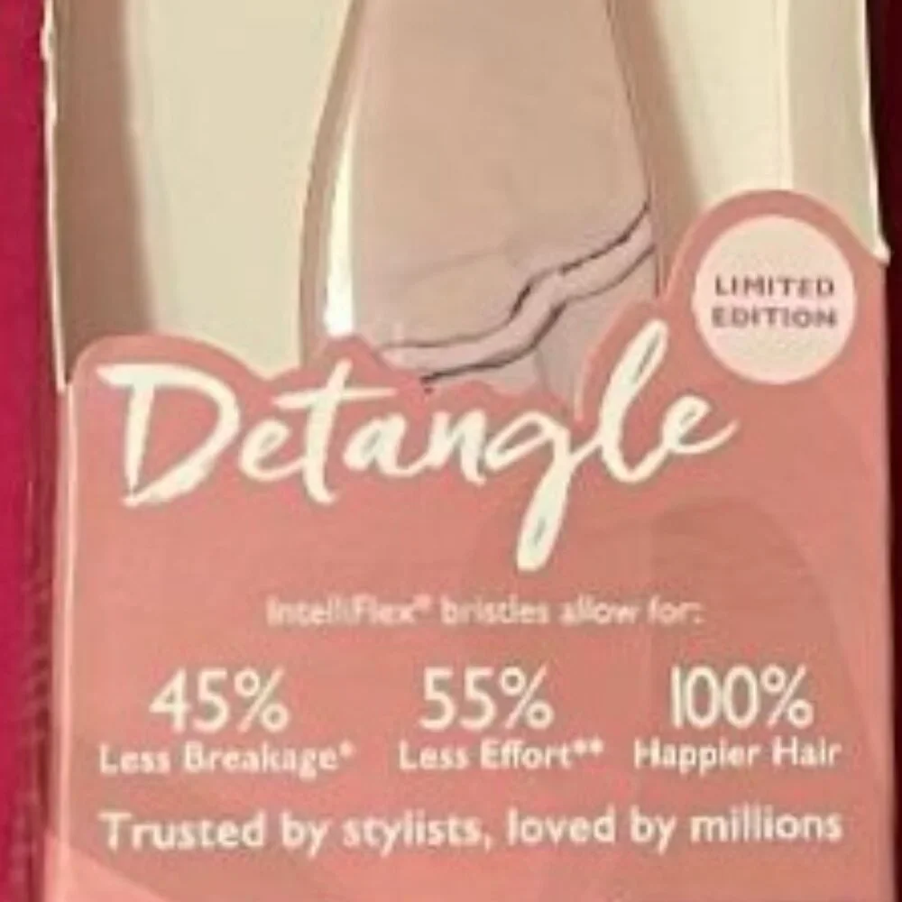 NEW WET BRUSH ORIGINAL DETANGLER ~ LIMITED EDITION TERRAIN TEXTURES DUSTY ROSE