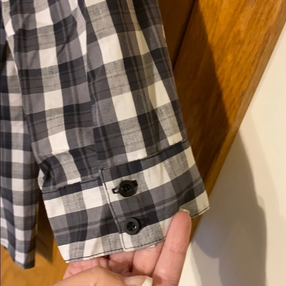 myth nyc plaid button
