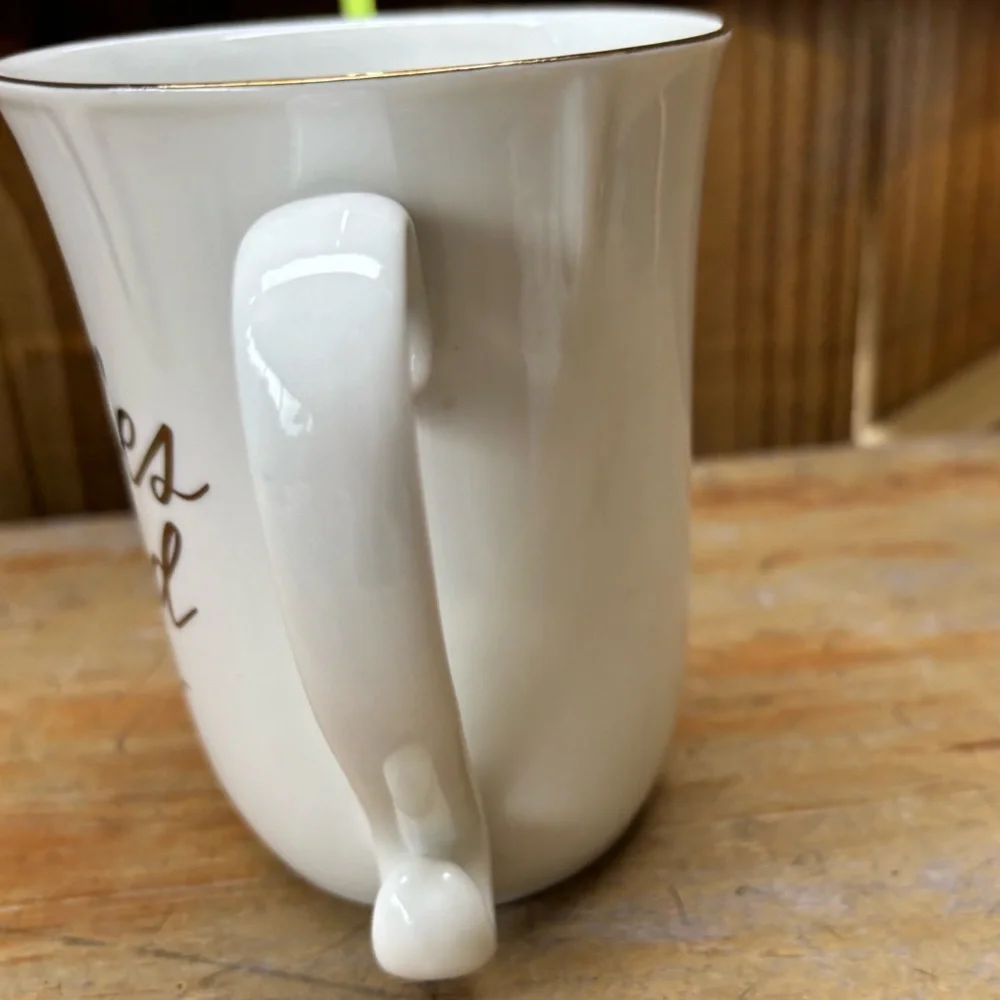 Williams Sonoma Brides Maid XO 14oz Porcelain Coffee Mug Bridesmaid Gift