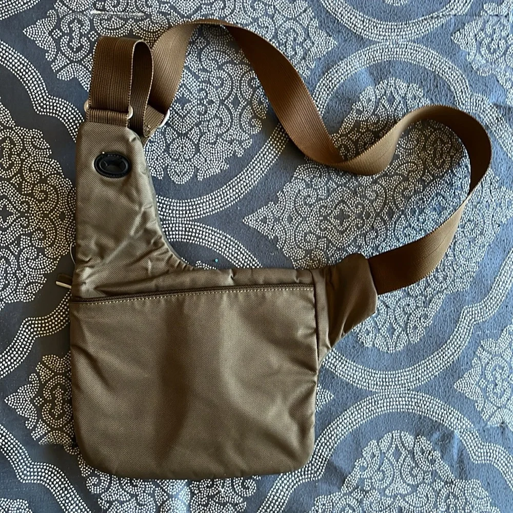 Tumi Army Green Crossbody Bag