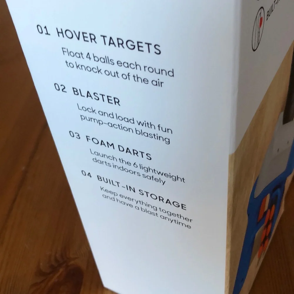 Sharper Image Hover Target Blast - Black