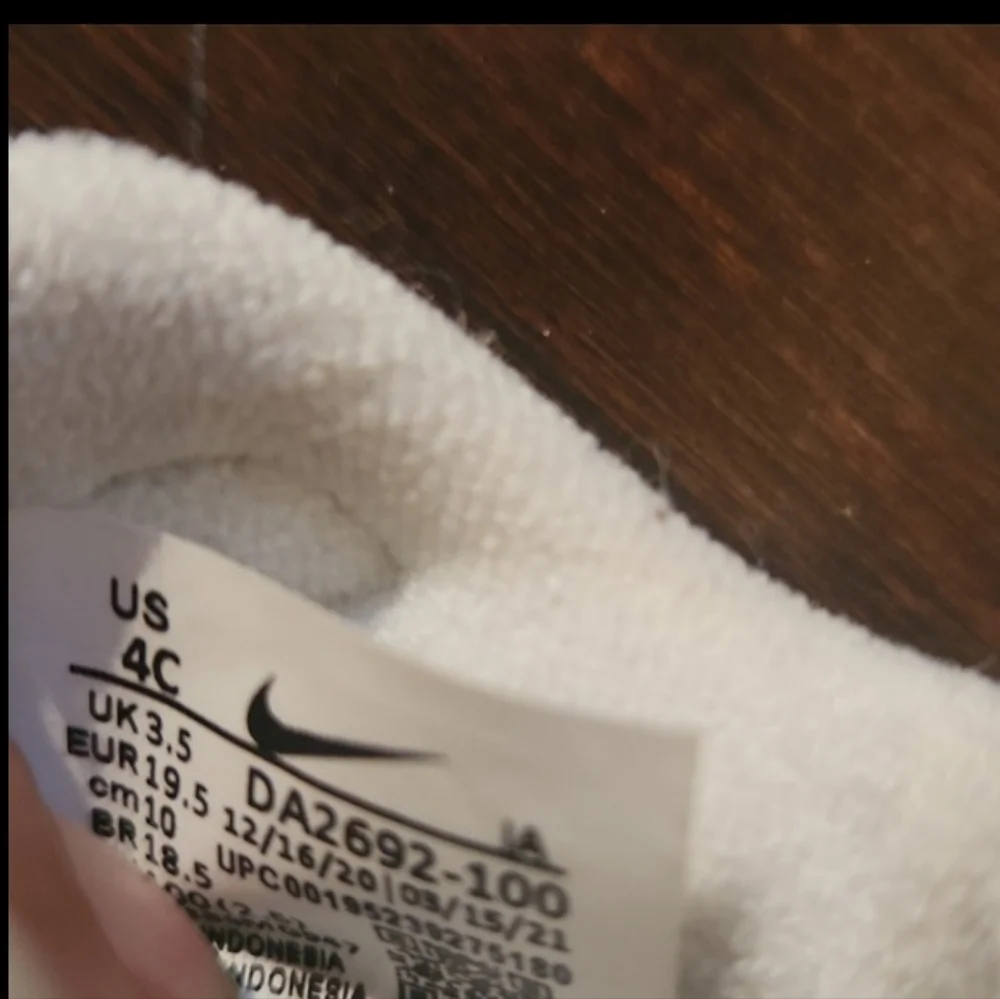 Nike size white boy