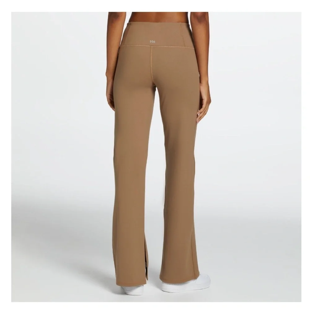 DSG brown momentum high rise wide leg pants