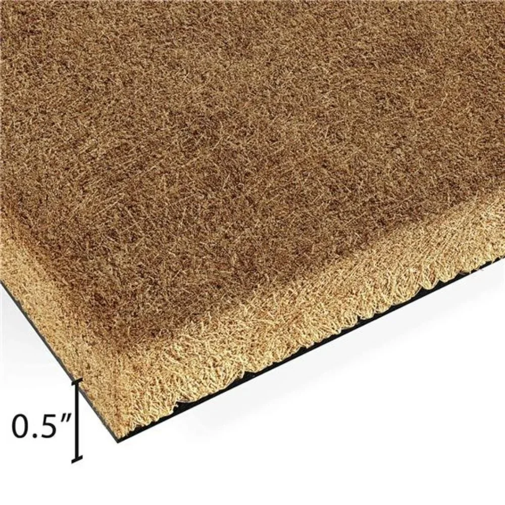 'Home Sweet Home' Doormat Welcome Mat, Outdoor Mat, Front Door, 30x17, Brown