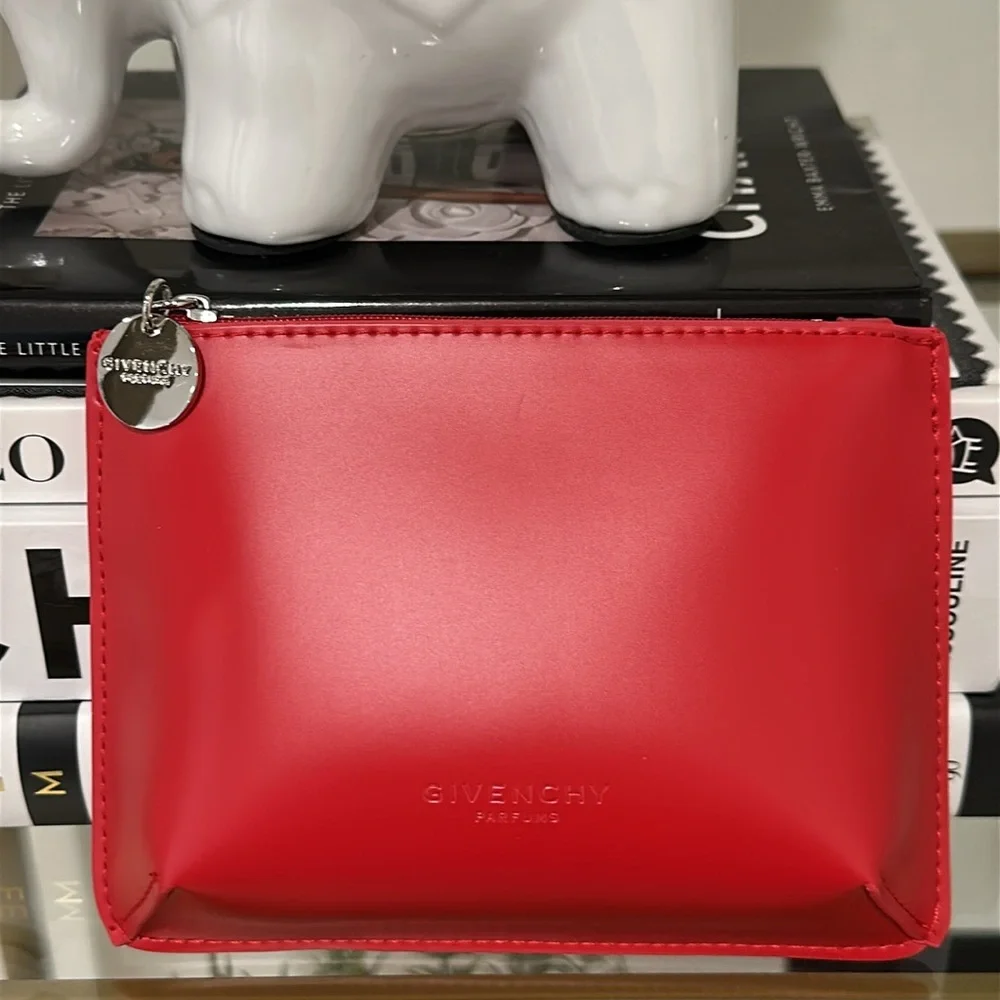 Givenchy make up bag and lipstick