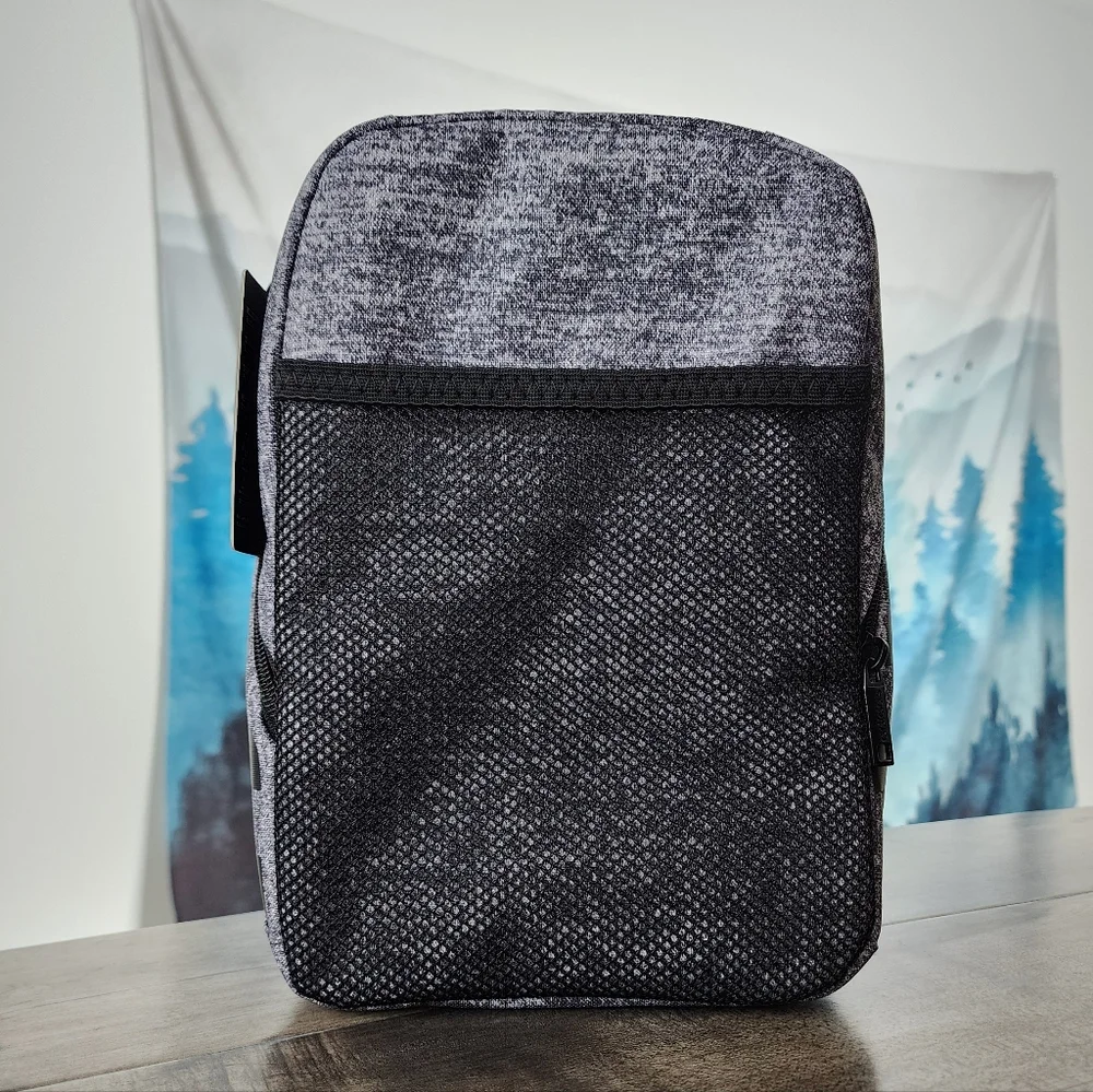 Adidas Santiago Insulated Lunch Bag Gray Black NWT