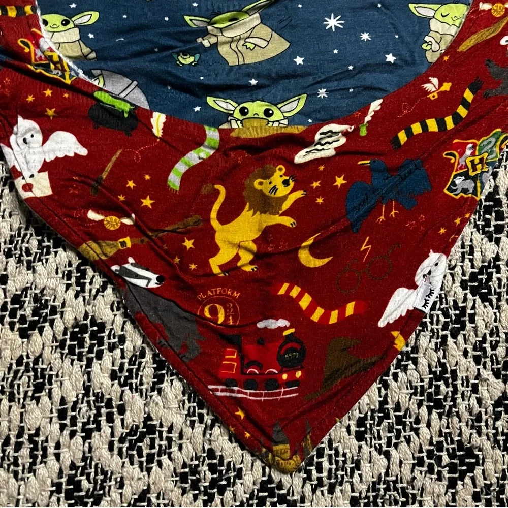 Little Sleepies bandana comes time