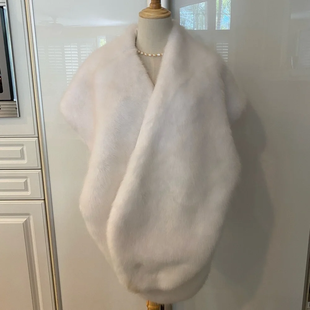 COPY - Restoration Hardware Luxury Faux Fur Shrug
