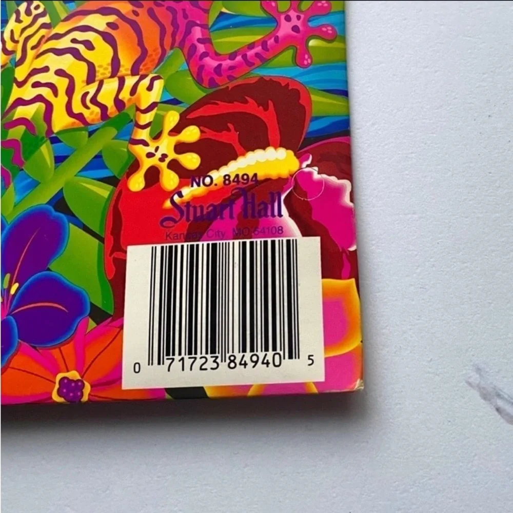 VTG Lisa Frank lion cub folder