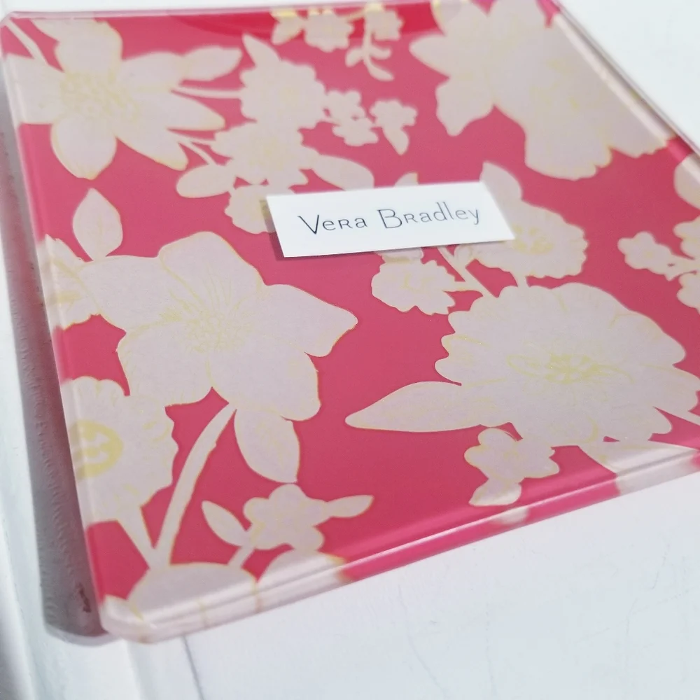 Vera Bradley cottagecore glass decor