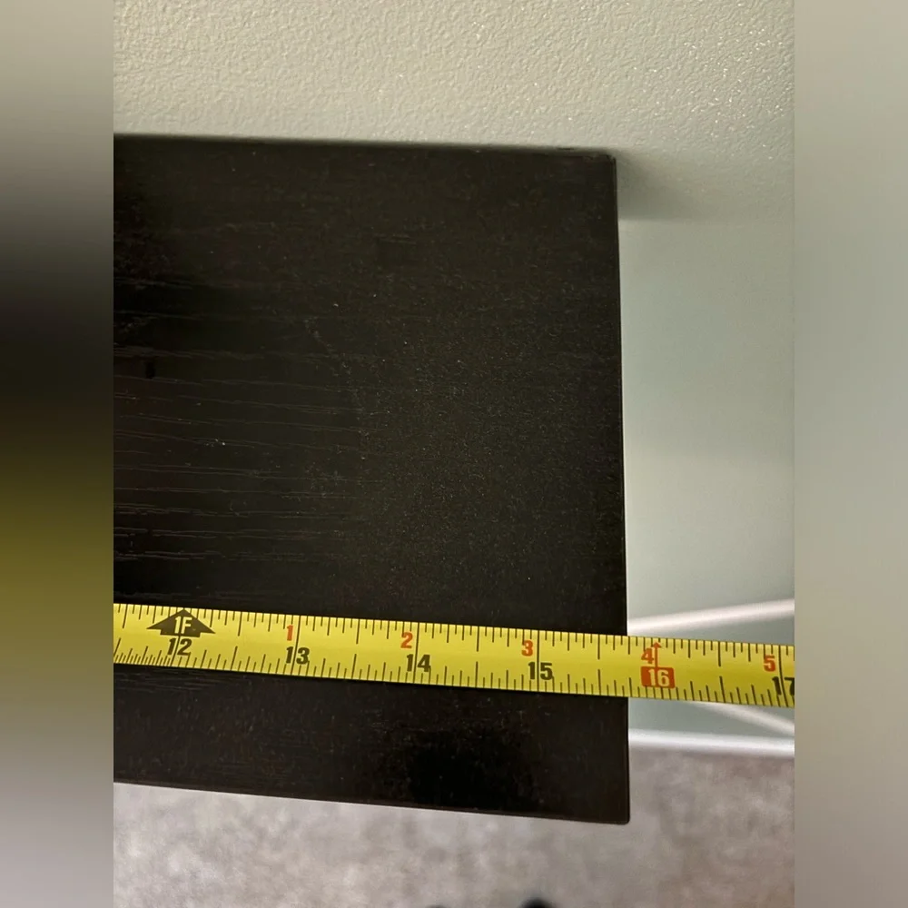 N/A black 75” storage