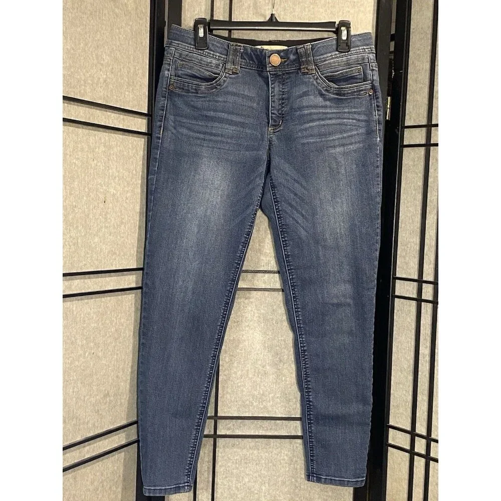 Democracy Jeans Womens Size 8 Ab Solution Women's Stretch No Holes Mid Rise