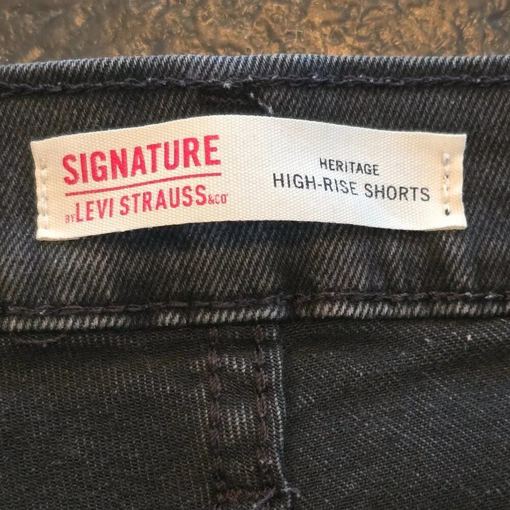 Levis Strauss High-Rise Shorts, Size: 18