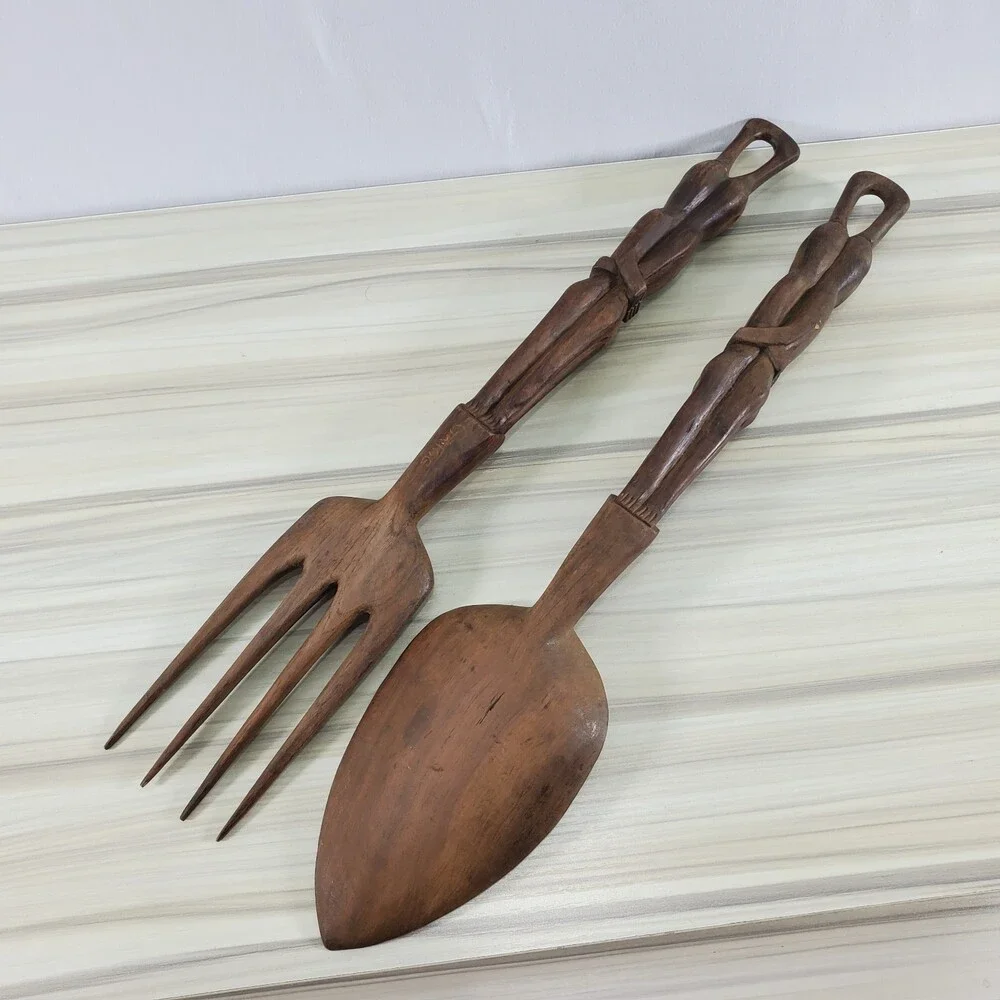 Handcrafted carved wood
